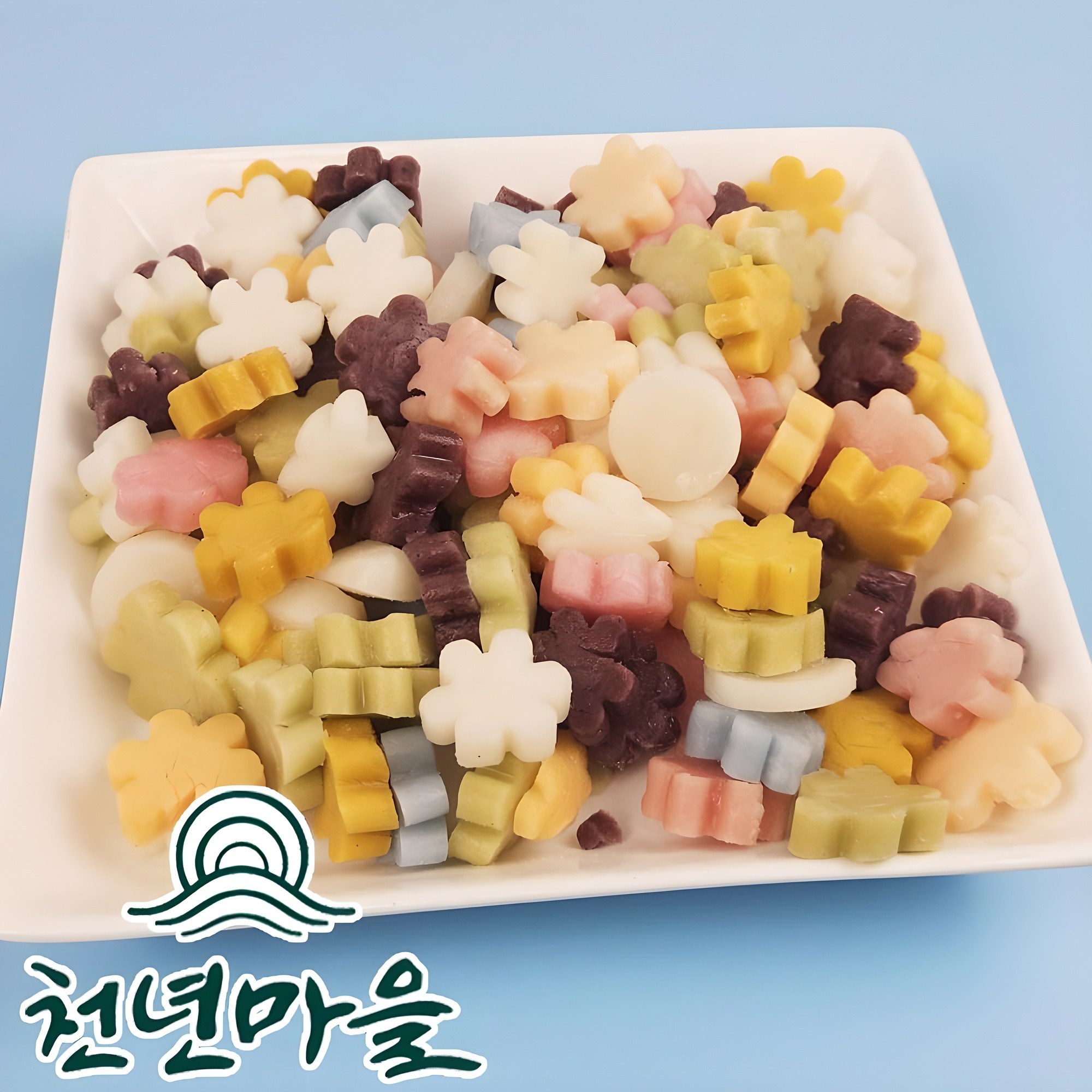 천년마을 꽃 떡국떡 1개 700g