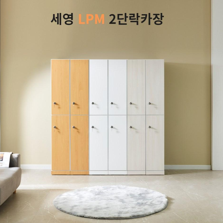 세영가구 LPM 2단 이단락카장 전자키 측판랜덤