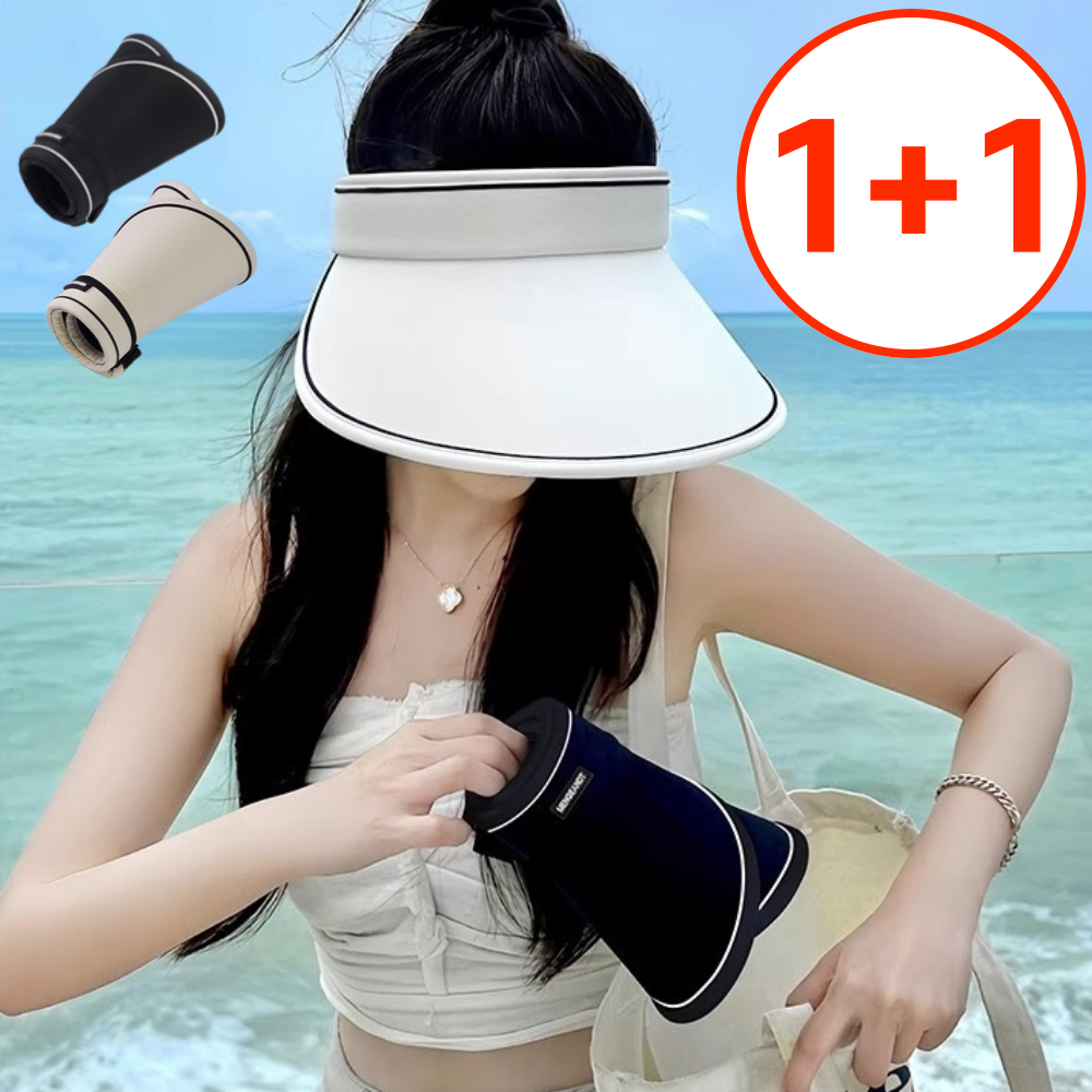 벨리델리 1 1 돌돌이썬캡 여성 롤업 자외선차단 휴대용