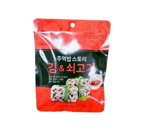 에이뷰 맛있는풍경 주먹밥 스토리 김 앤 쇠고기 8g x 3개입