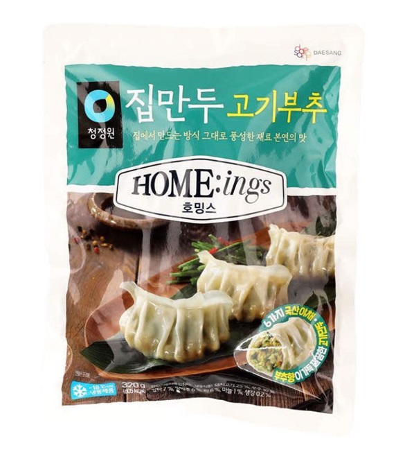 한일후드 청정원 호밍스 집만두 고기부추 