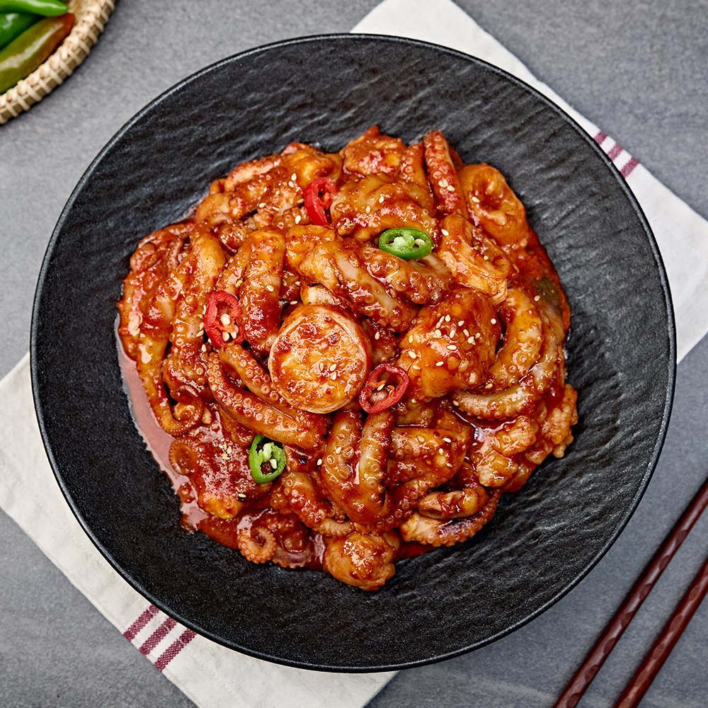 명가밥상 한우대창 쭈꾸미볶음 냉동 1개 320g