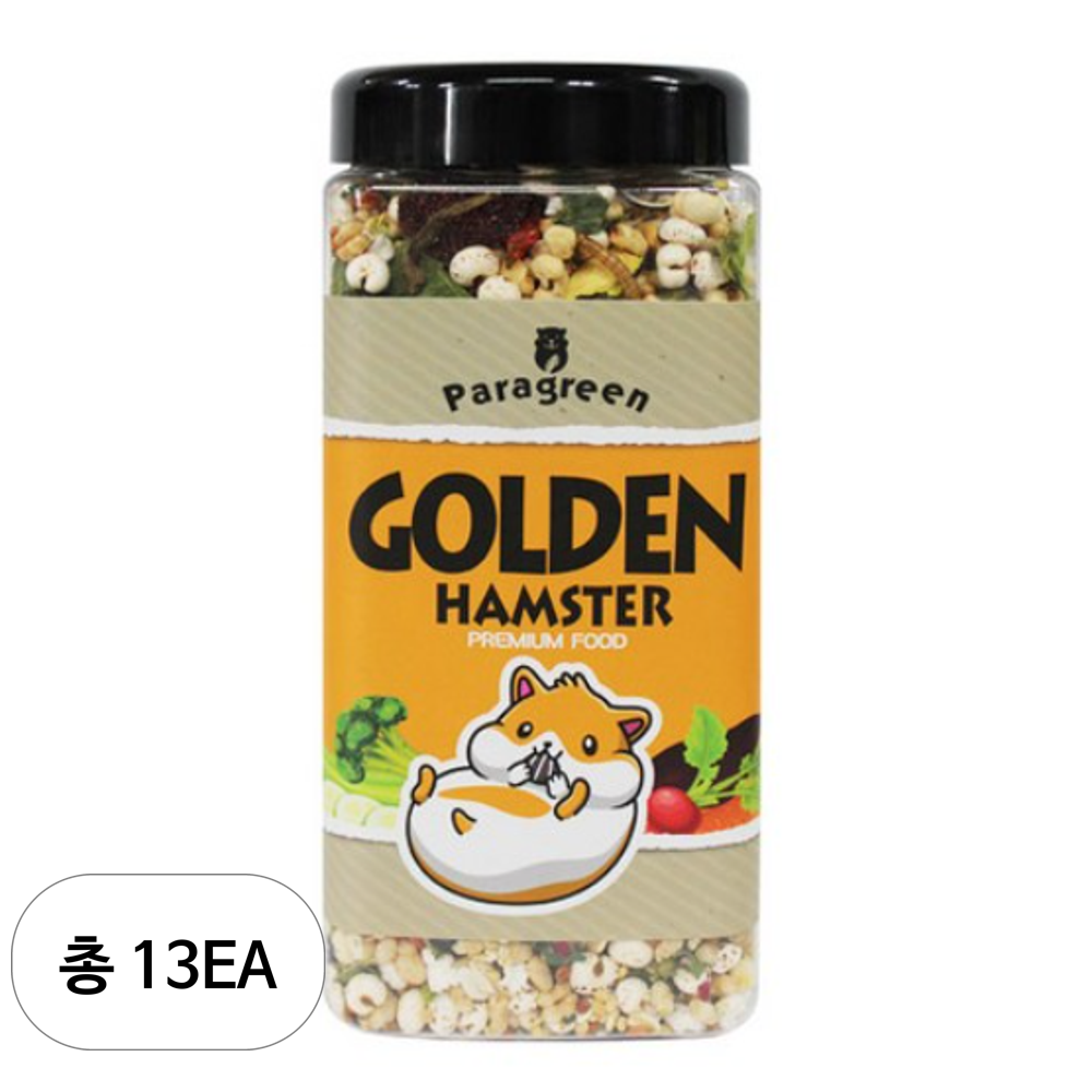 패러그린 패러그린 골든햄스터 프리미엄 푸드 세척혼합 550g 3개