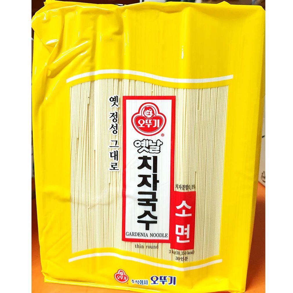 오뚜기 치자국수 오뚜기 3K X4 면 사리 국수 소면 국수10KG 국수면 소면10KG 옛날 국수중면 소면900 국수3키로