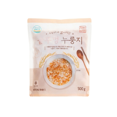 매홍엘앤에프 솥뚜껑 누룽지 500g