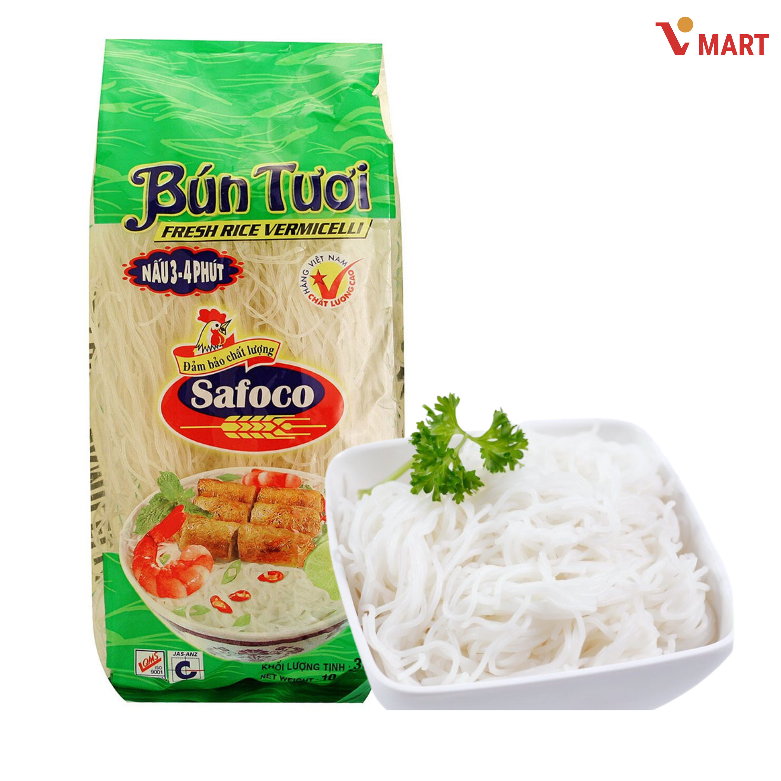 Vmart 베트남 분투이 사포코 쌀국수 분짜 Bun Tuoi 300g 10개