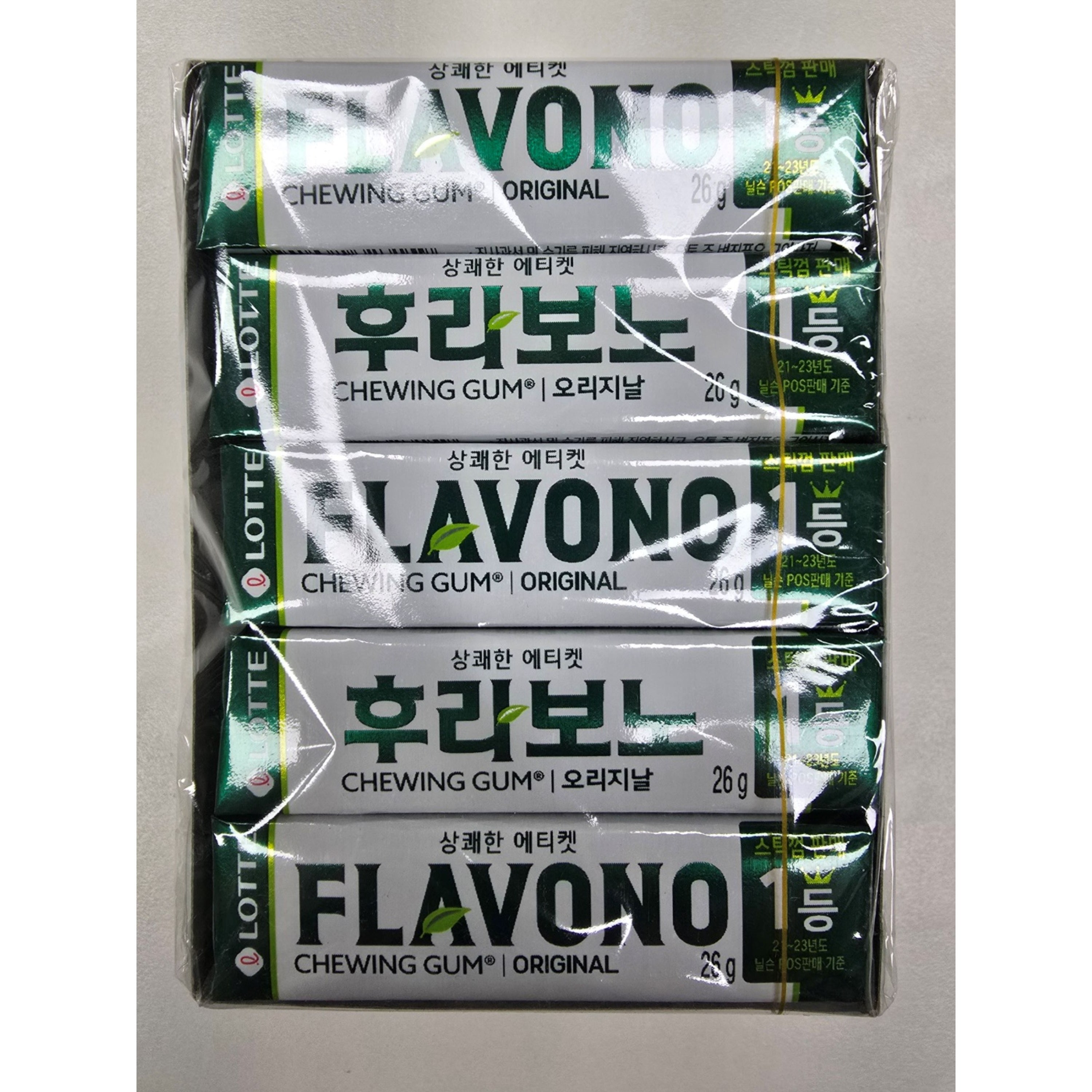 롯데웰푸드 후라보노 오리지날 26g x 15개 390g 1개