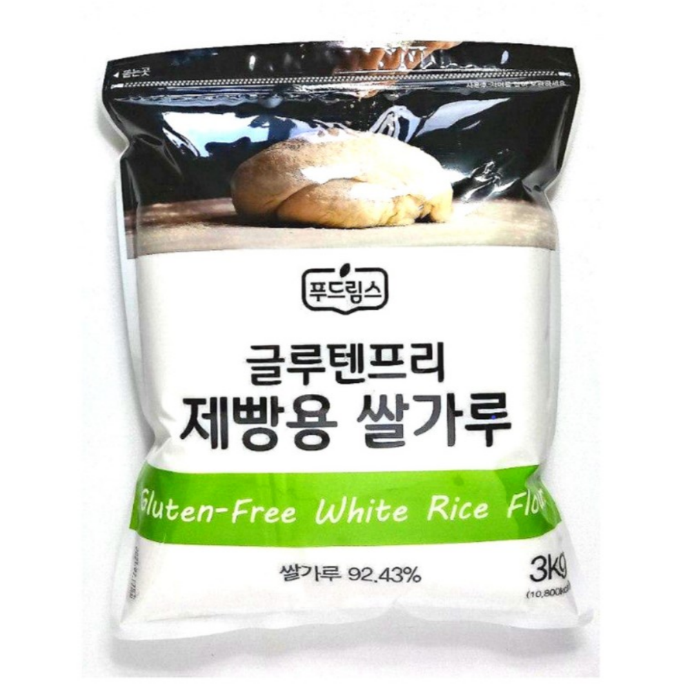 푸드림스 글루텐프리 제빵용 쌀가루 3kg