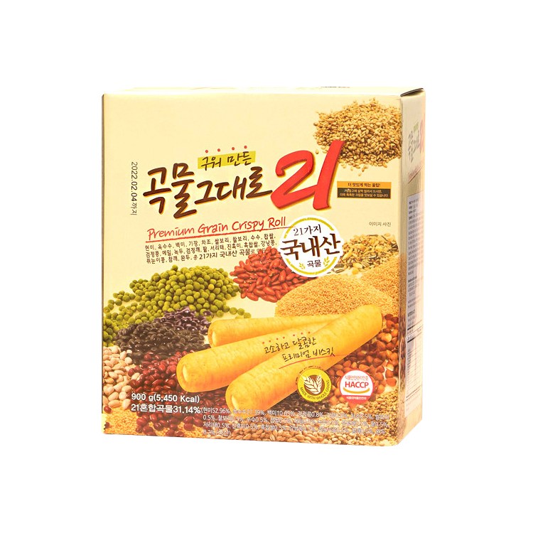 개미식품 곡물그대로21 크리스피롤 900g 1개