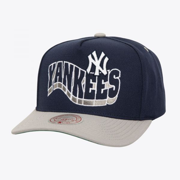 Mitchell Ness 남성 미첼 앤 네스 MLB 웨이비 프로 스냅백 양키스