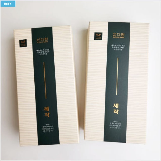 선다원 녹차 세작 선물세트 80g