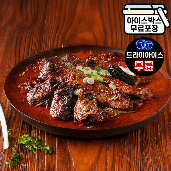 에이치에이유통 속초 매콤 코다리조림 450g 드라이 생선조림 밀키트 완제품 촌드레