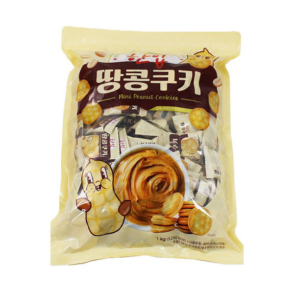 한입 한입 한입 땅콩쿠키 1kg 약 160 x 1개
