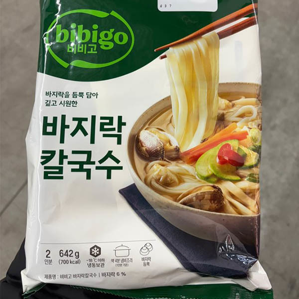 CJ제일제당 비비고 비비고 비비고 바지락칼국수 642g