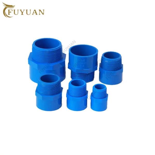 1PC PVC 수나사 스트레이트 커넥터 수족관 물고기 탱크 피드 워터 조인트 정원 관개 튜브 피팅 물 파이프