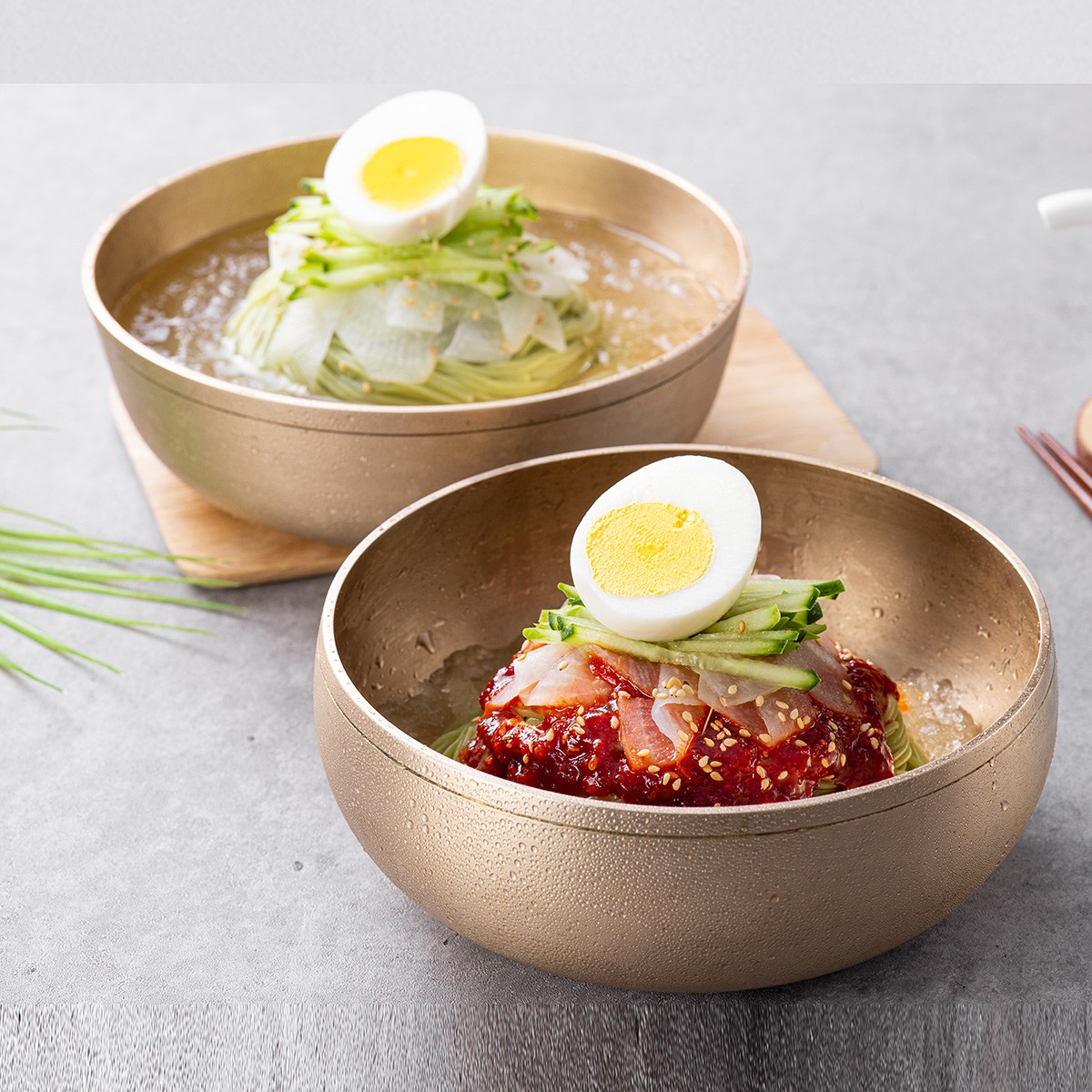 미루밭 냉면 반반세트 10인분 물냉면 비빔냉면 200g 1개