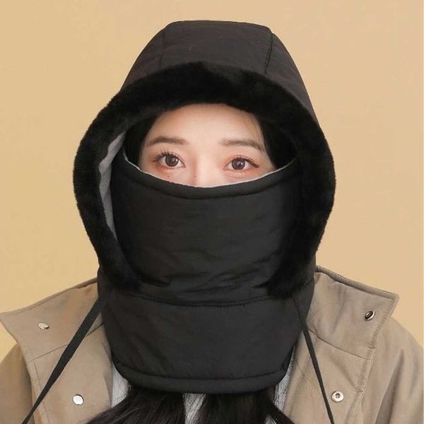 혹한기 방한 패딩 모자 후드 넥 워머 남성 여성 코디 WFHO0I2
