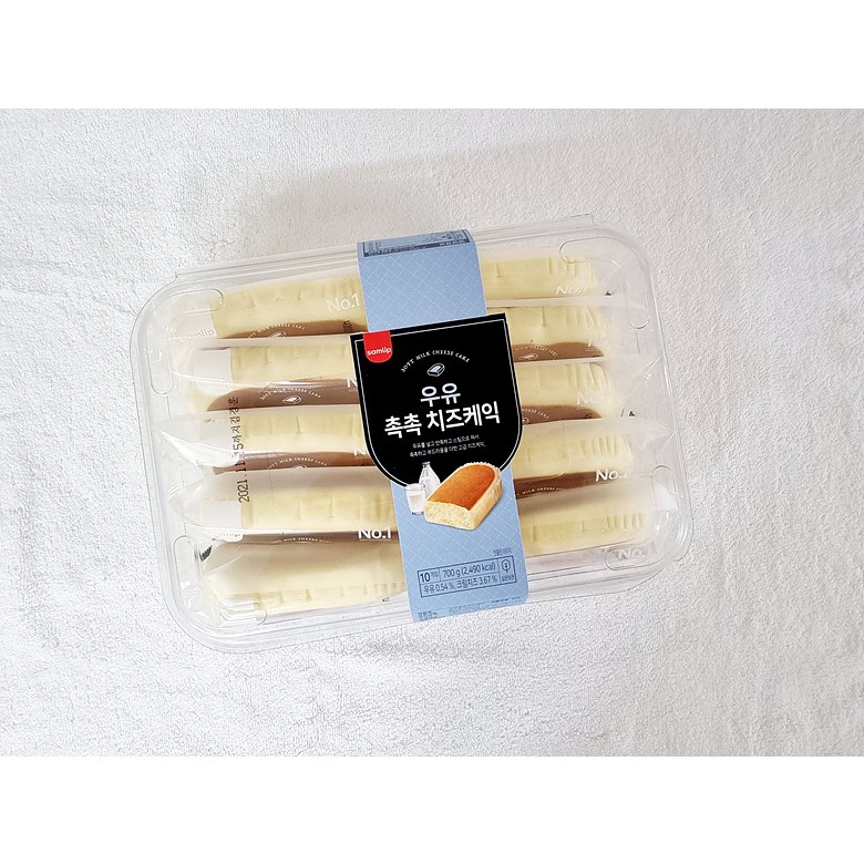 에스피씨삼립 삼립 촉촉 우유 치즈케익 70g 코스빅 700g 1개