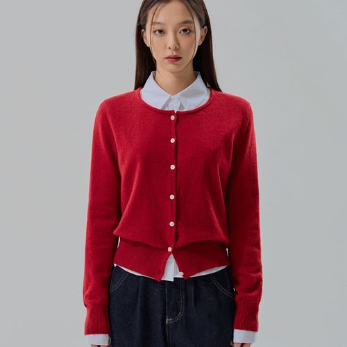 오버앤 메리 파인 울 니트 가디건