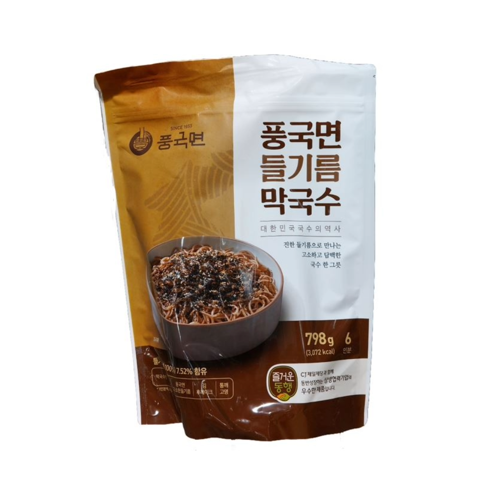 CJ제일제당 풍국면 들기름 막국수 798g 6인분 1개