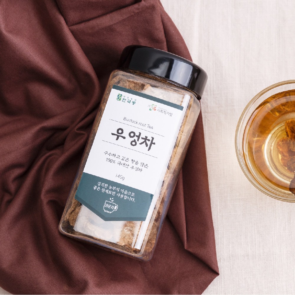 흙사랑영농조합법인 우엉차 140g PET용기 국내산 100 140g 1개 1개입