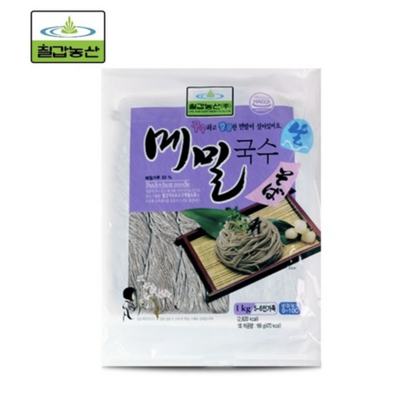 칠갑농산 칠갑농산 칠갑농산 생메밀국수 1kg 2개