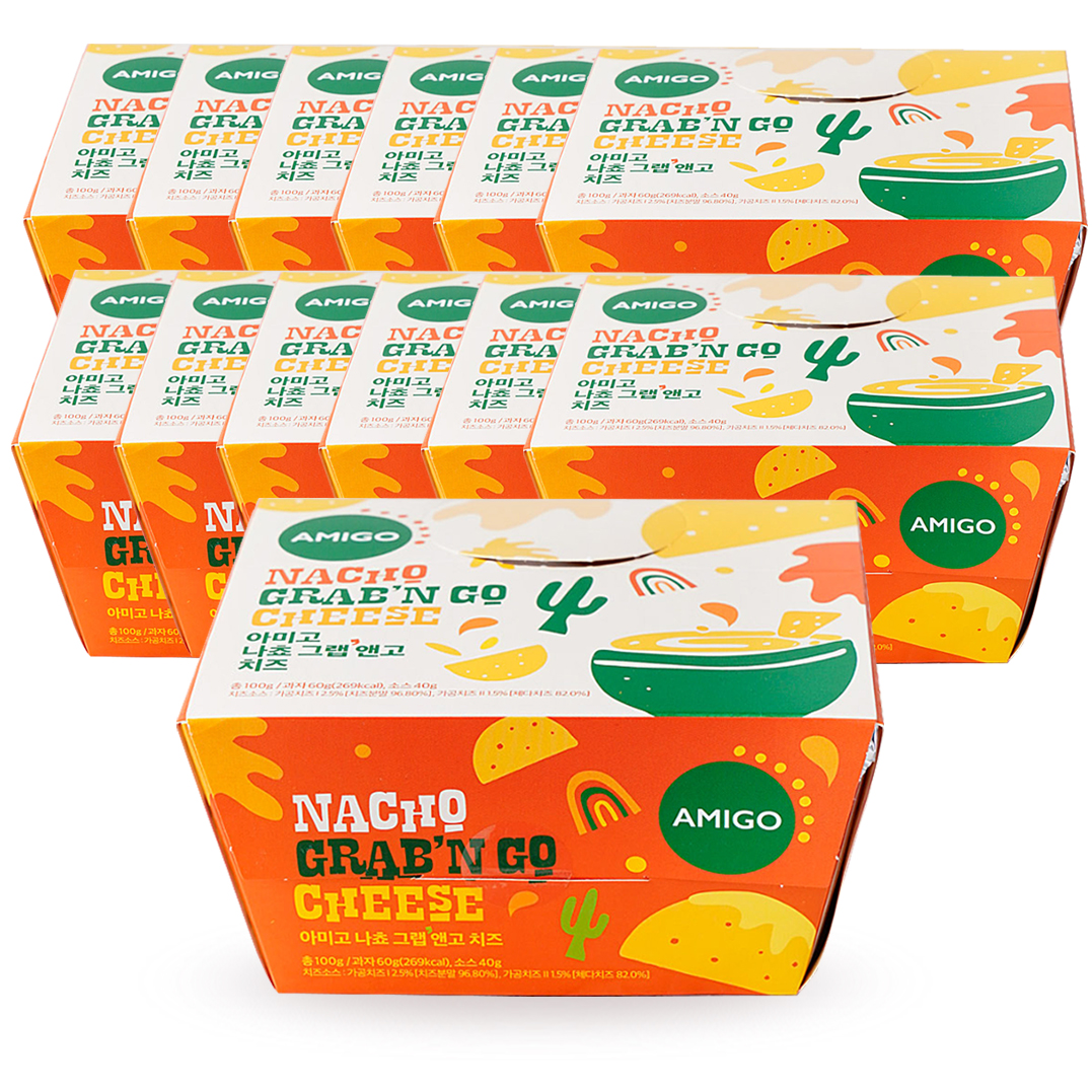 Amigo 아미고 나쵸 그랩앤고 치즈 100g x12개