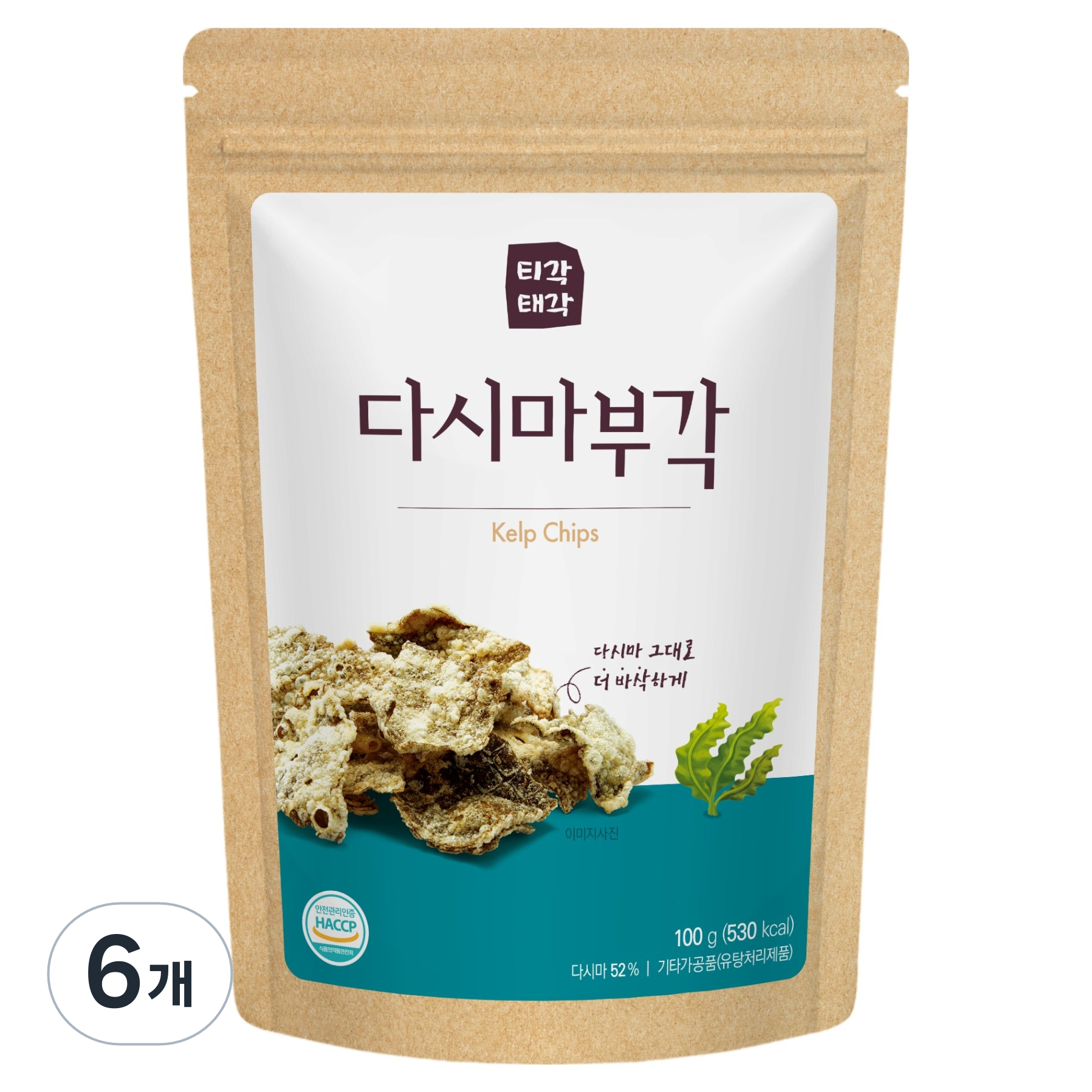 씨월드 티각태각 티각태각 다시마 부각 100g 5개