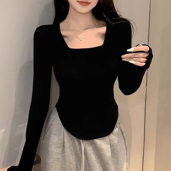 어나더블 모렌트 스퀘어넥 긴팔티 N25SPT021930