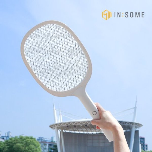 충전식 전기 모기채 해충 퇴치 파리채 IMD-400