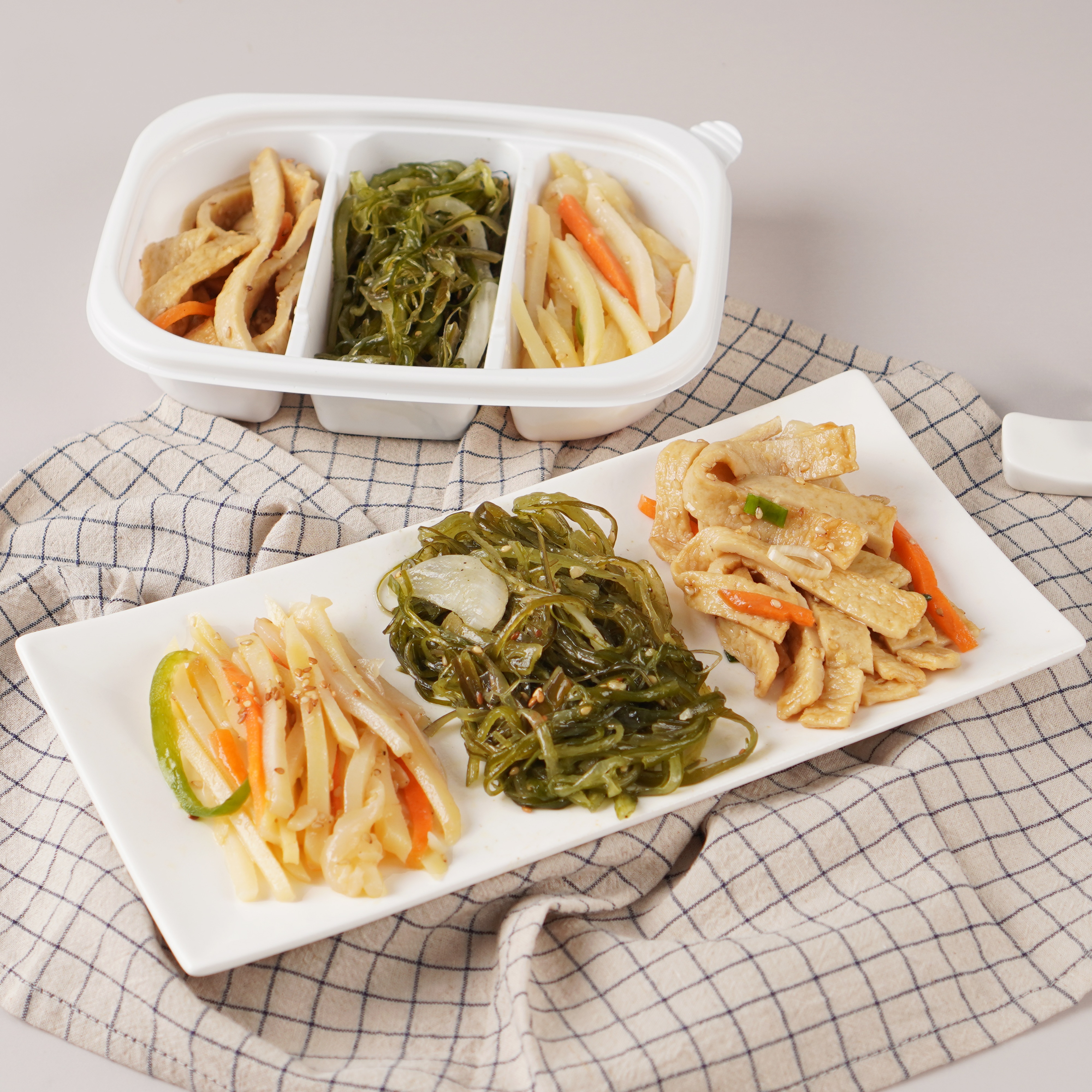 송도즉석반찬 직장인 도시락반찬 간편 밑반찬 3구 세트 4종 맛깔세트 1개