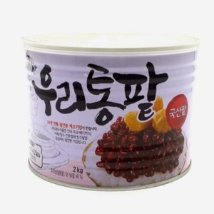 단팥 듬뿍 화과방 빙수 팥 2kg 통팥 단팥3KG 빙수팥3KG 팥빙수용팥 빙수용팥 통조림팥 캔팥 빙수밭 팥빙수