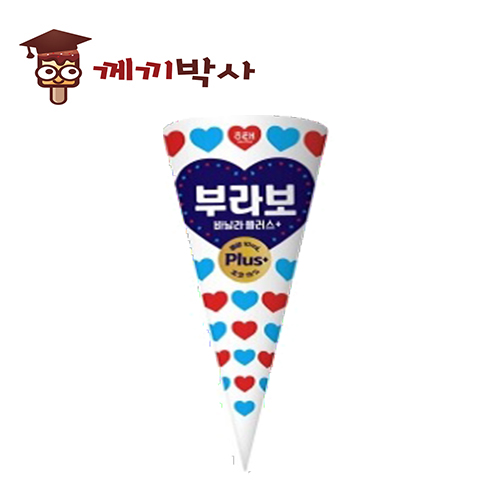 해태제과 해태제과 해태 부라보콘 화이트바닐라 대용량 아이스크림 콘 24개