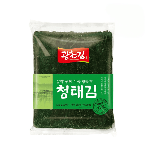 광천김 향긋한 풍미가 일품인 청태김 130g