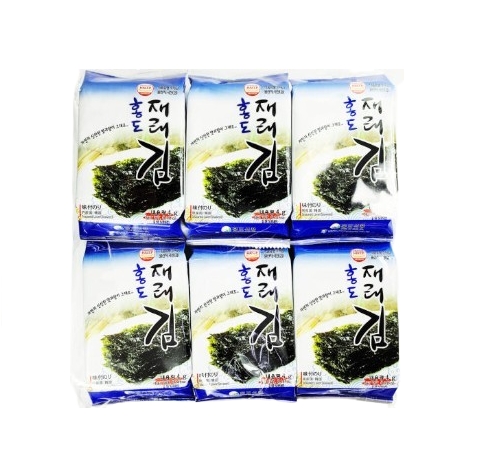 홍도식품 홍도김 재래김 4g x 12개입