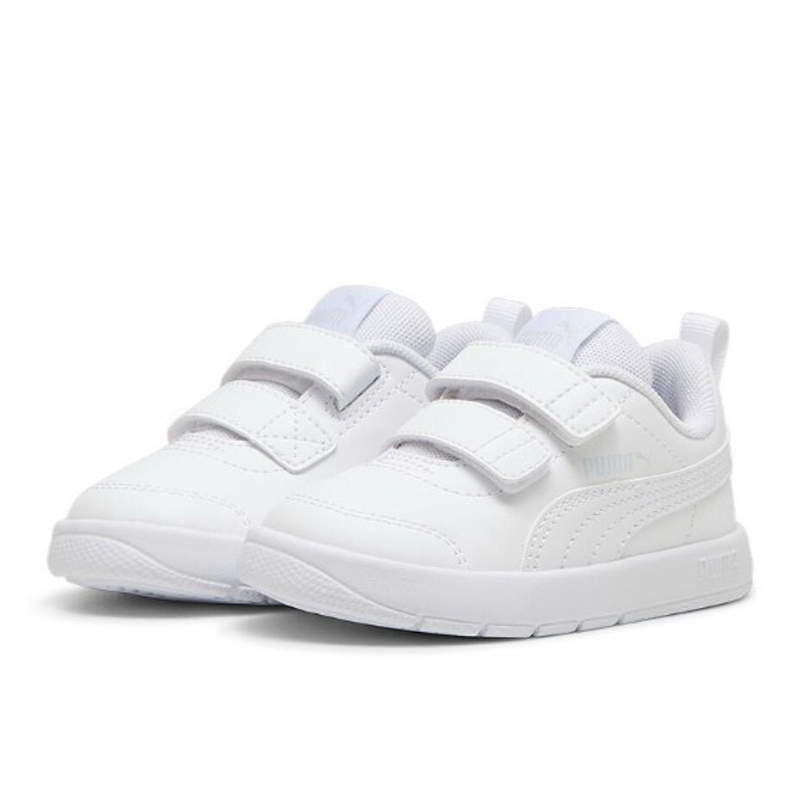 푸마 에스마켓 S마켓 푸마 PUMA COURTFLEX V3 V INF 코트 플렉스 V3 가벼운 쿠션좋은 신기편한 볼넓은 벨크로 찍찍이 코트 아동... 