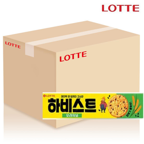 롯데웰푸드 롯데웰푸드 하비스트 하비스트 달콤고소 100gX20개 1box 과자 비스켓 샌드