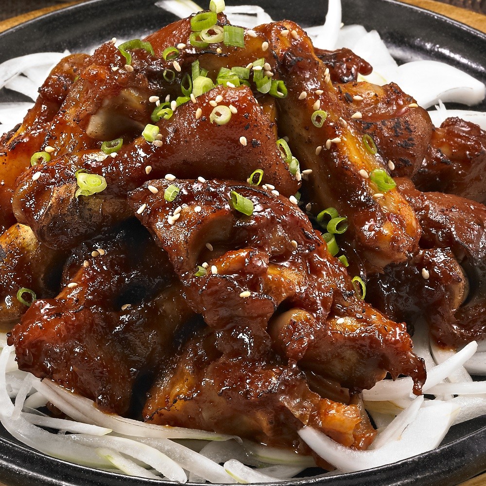 송학 양념족발 매운불족발 500g 국내산 미니절단족발 1개