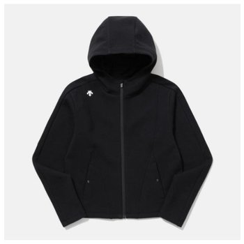 데상트 데상트 후드집업 UQC 여성 코튼혼방 트레이닝 집업 BLK SP122UFT11-BLK