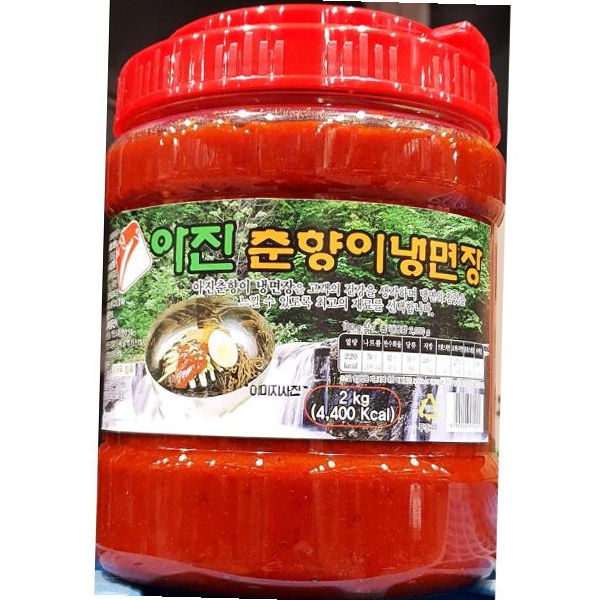 아진식품 춘향이 냉면장 2kgX6개 양념장 업소용 냉면 비빔장