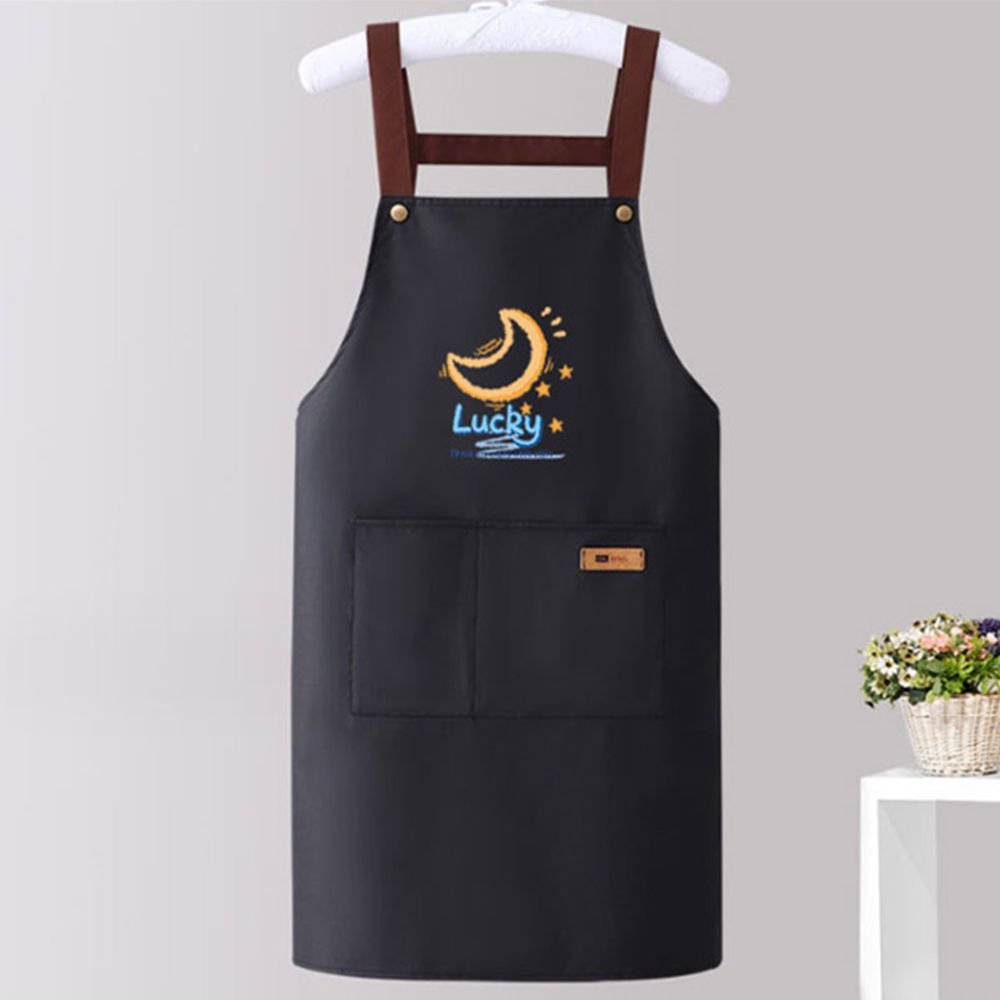 방수 앞치마 초승달 방수앞치마 주방 바리스타 업소용 미용실 카페 작업 미술 식당