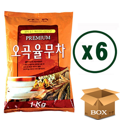 대호식품 대호식품 프리미엄 오곡 율무차 1kg 1개입 6개
