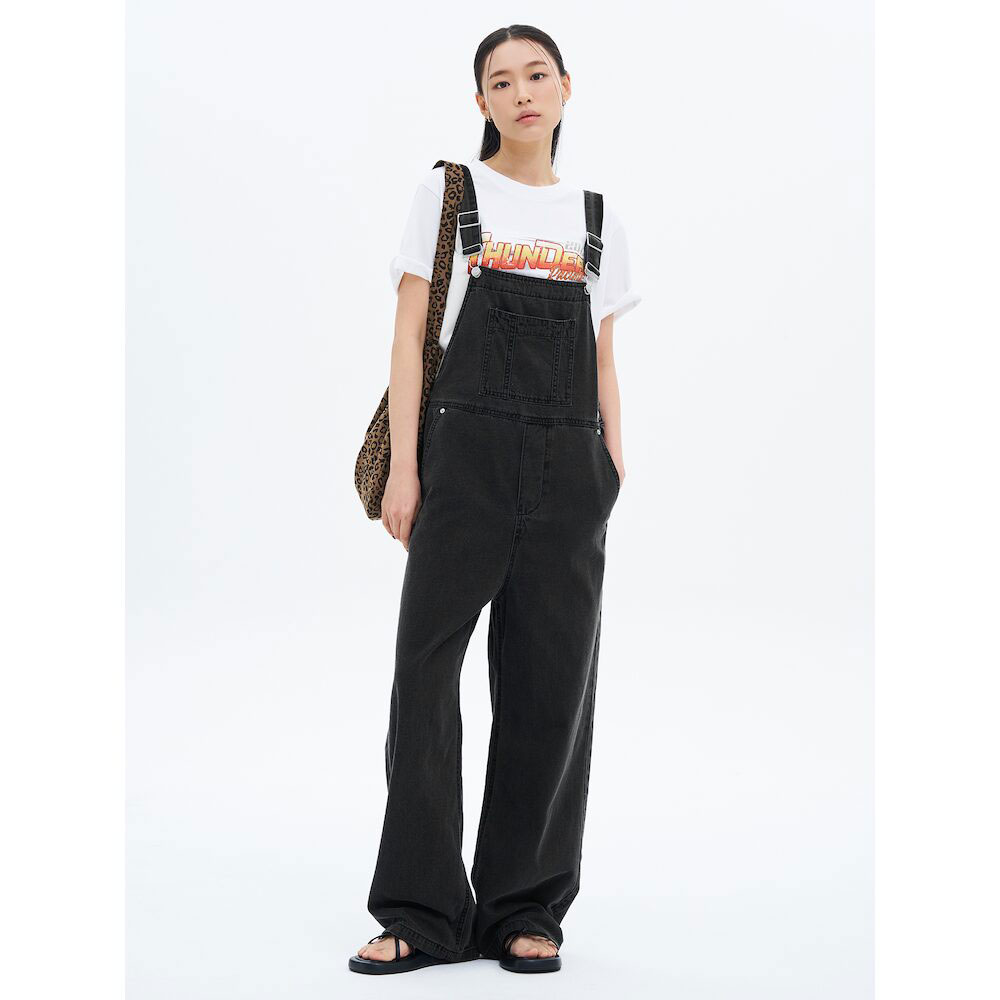 에잇세컨즈 에잇세컨즈 워싱 데님 오버롤 애쉬 355471LPR4