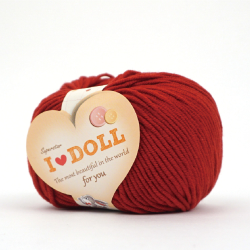 슬로우플로우 아이돌 IDOLL 45g 낱개 뜨개실 69 톤다운레드 1개