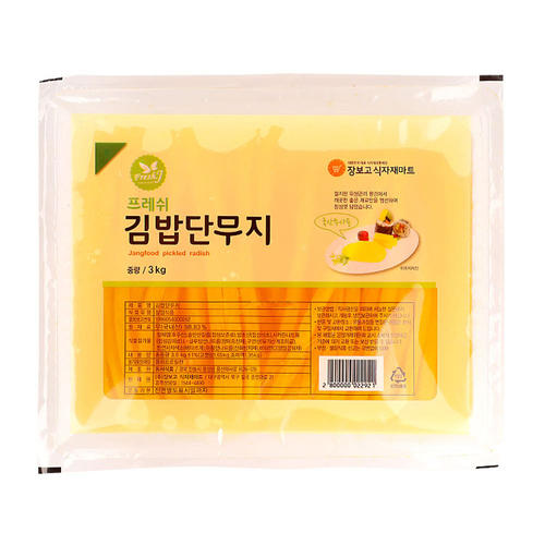 장푸드김밥단무지 3KG 동서 국산 원산지