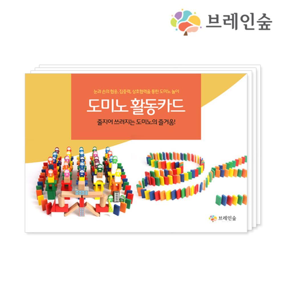 브레인숲 도미노 활동카드 초등학생 유치원 어린이집 놀이수업교구 장난감 완구