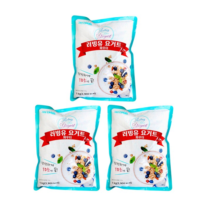 희창유업 희창 희창유업 러빙유 요거트 파우더 1kg 3개