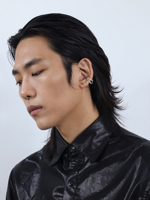 스튜디오해 Men Two Lines Earcuff