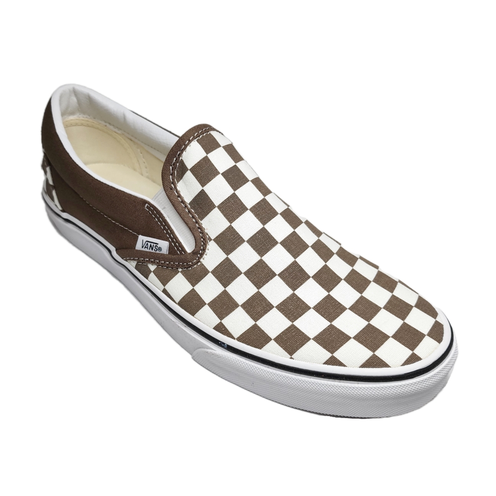 VANS 반스 클래식 슬립온 체커보드 월넛 VN0A7Q5D1NU1