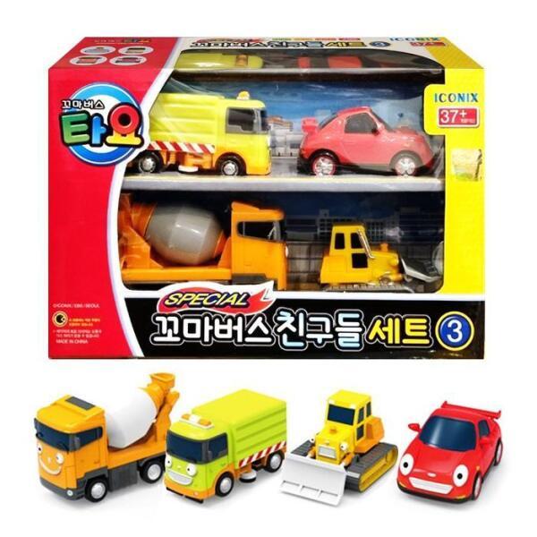 타요 꼬마버스 친구들세트3 피규어 키즈 유치원 놀이방 어린이집 놀이 차장난감 흥미 미니어처 아동 어린이